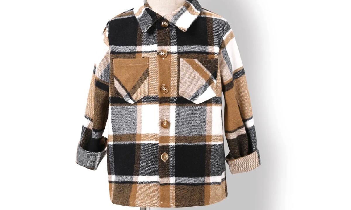 Brown Shades button Up