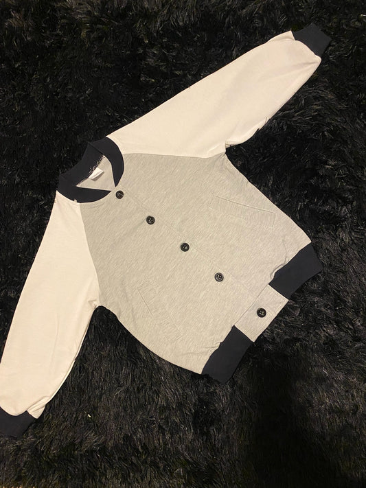 Grey Black white Jacket
