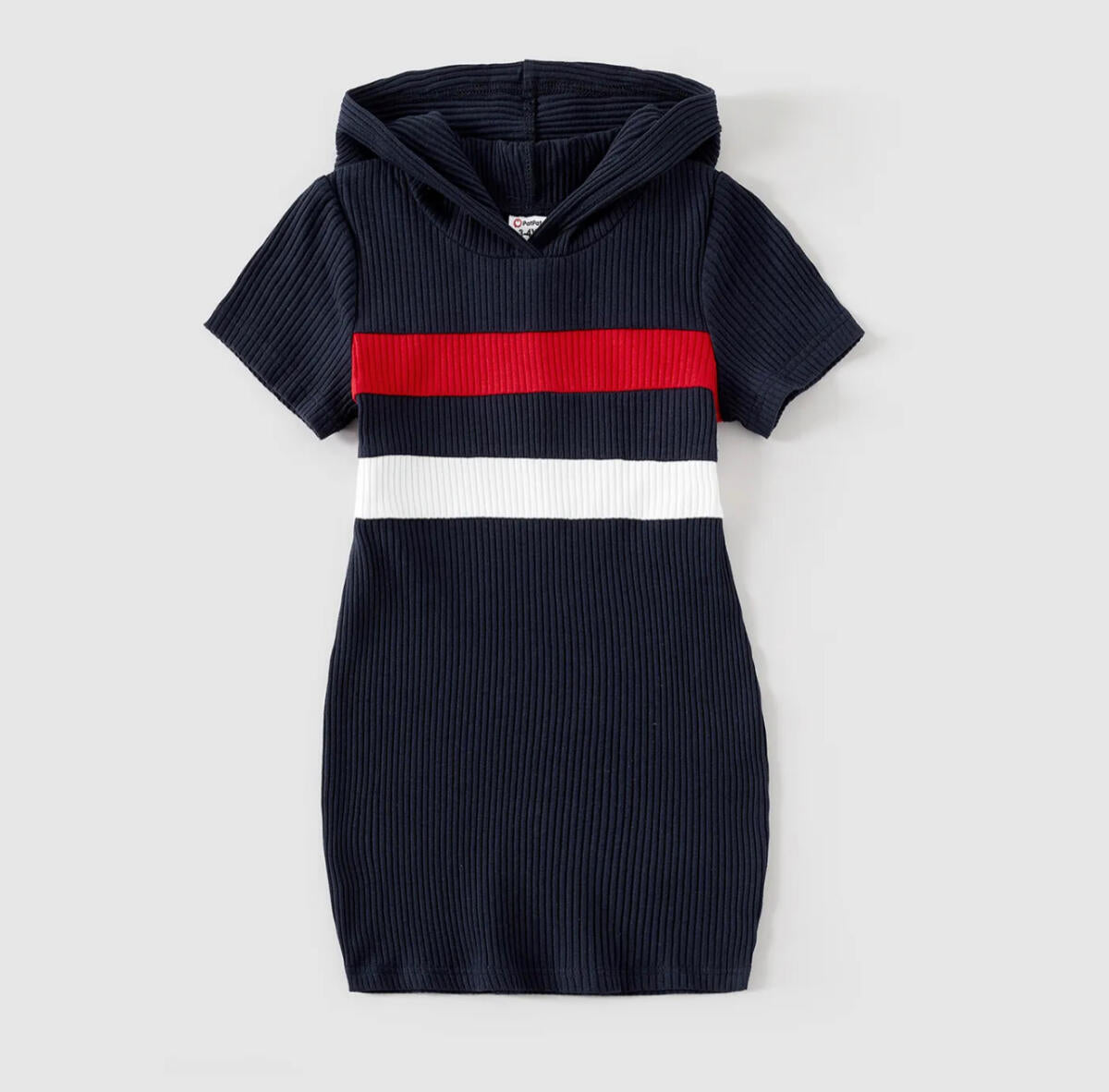 Red Blue and white dress